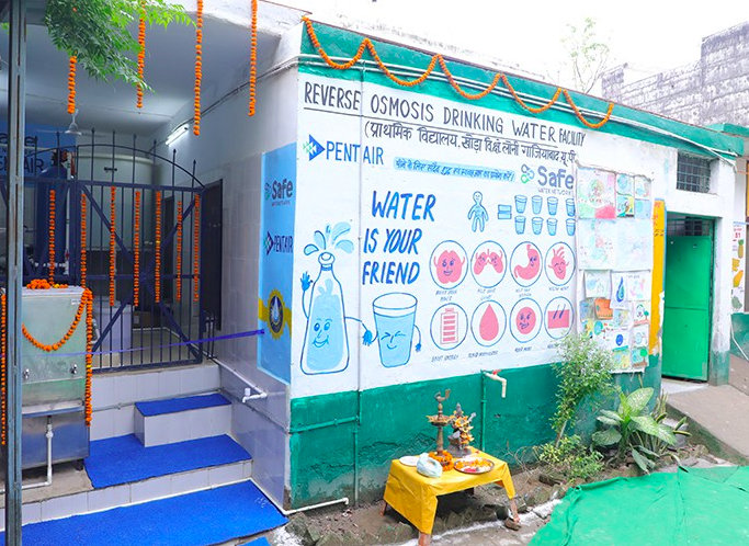 PENTAIR HELPS BRING SAFE DRINKING WATER TO INDIA SCHOOLCHILDREN